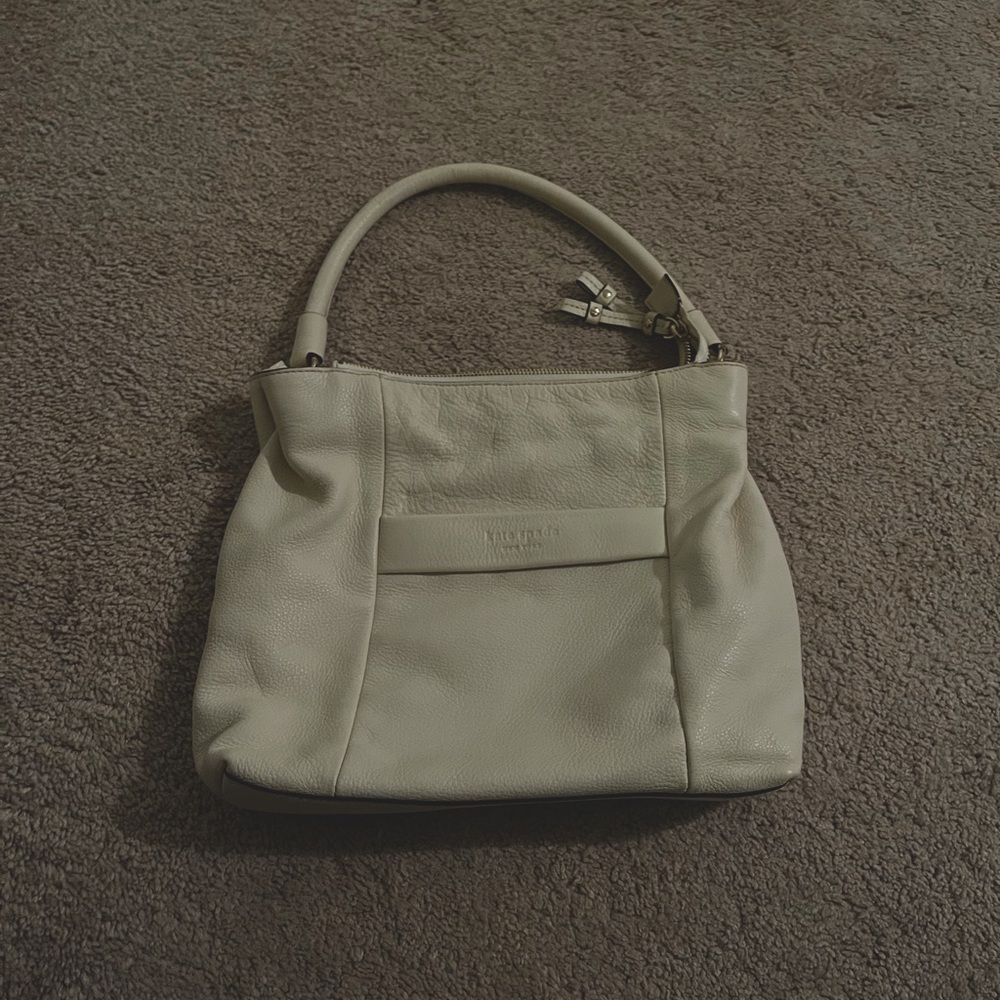 Cream Kate Spade Purse